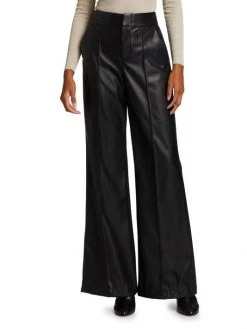 Alice + Olivia Dylan Vegan Leather Wide-Leg Pants 8 Alice + Olivia Dylan Vegan Leather Wide-Leg Pants -Alice + Olivia Sales unnamed file 1896