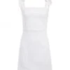 Alice + Olivia Maryann Tie-Shoulder Mini Dress