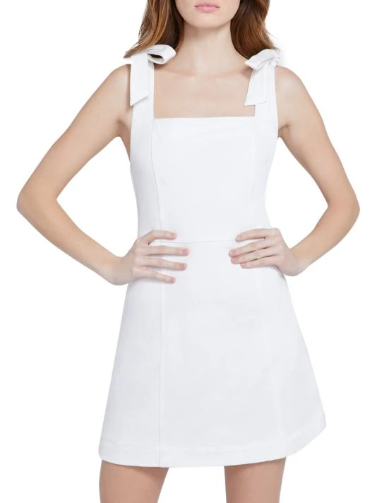 Alice + Olivia Maryann Tie-Shoulder Mini Dress 3 Alice + Olivia Maryann Tie-Shoulder Mini Dress - Image 3