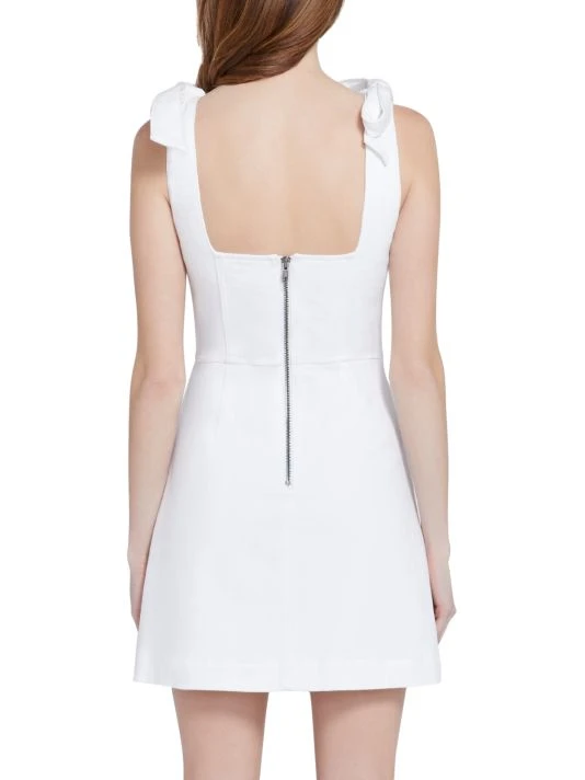 Alice + Olivia Maryann Tie-Shoulder Mini Dress 4 Alice + Olivia Maryann Tie-Shoulder Mini Dress - Image 4