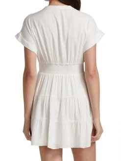 Alice + Olivia Keela Smocked Waist Minidress -Alice + Olivia Sales unnamed file 1931