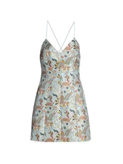 Alice + Olivia Tayla Structured Lantern Minidress