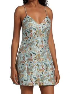 Alice + Olivia Tayla Structured Lantern Minidress -Alice + Olivia Sales unnamed file 1936