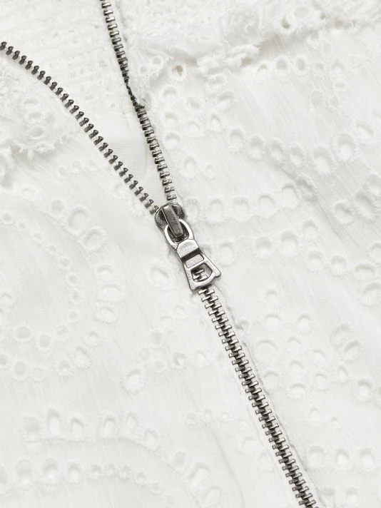 Alice + Olivia Jocelyn Eyelet Cotton Midi-Dress 7 Alice + Olivia Jocelyn Eyelet Cotton Midi-Dress - Image 7