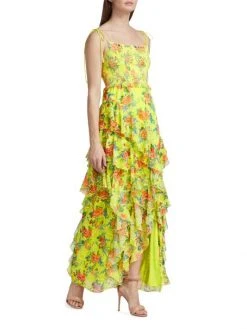 Alice + Olivia Jocelyn Tiered Ruffle Maxi Dress -Alice + Olivia Sales unnamed file 1980