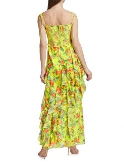 Alice + Olivia Jocelyn Tiered Ruffle Maxi Dress -Alice + Olivia Sales unnamed file 1981