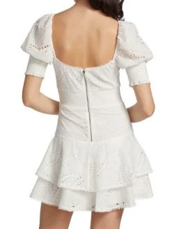 Alice + Olivia Crawford Eyelet Minidress -Alice + Olivia Sales unnamed file 20