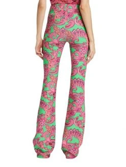 Alice + Olivia Teeny Paisley Boot-Cut Pants -Alice + Olivia Sales unnamed file 2002