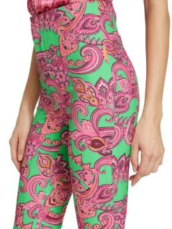 Alice + Olivia Teeny Paisley Boot-Cut Pants -Alice + Olivia Sales unnamed file 2003