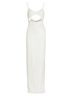 Alice + Olivia Valli Cut-Out Cami Maxi-Dress