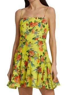 Alice + Olivia Ginny Floral Minidress -Alice + Olivia Sales unnamed file 2039