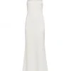 Alice + Olivia Samia Sleeveless Satin Gown