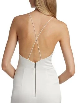 Alice + Olivia Samia Sleeveless Satin Gown -Alice + Olivia Sales unnamed file 2068