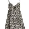 Alice + Olivia Melvina Tie-Front Mini Dress