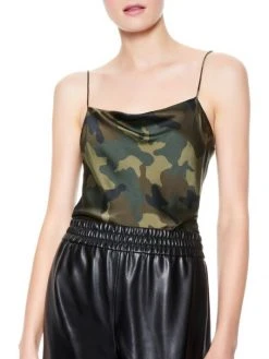 Alice + Olivia Harmon Camo Drapey Slip Tank Top 7 Alice + Olivia Harmon Camo Drapey Slip Tank Top -Alice + Olivia Sales unnamed file 2078