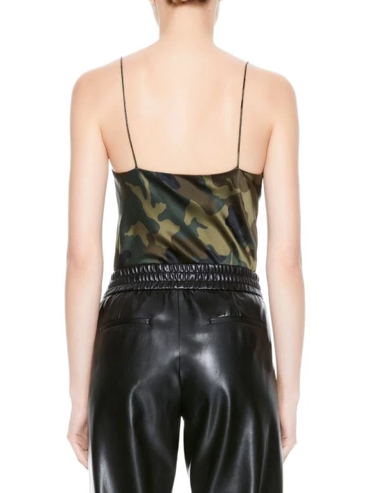 Alice + Olivia Harmon Camo Drapey Slip Tank Top 5 Alice + Olivia Harmon Camo Drapey Slip Tank Top - Image 5
