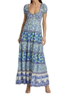 Alice + Olivia Rosalyn Tiered Maxi Dress 9 Alice + Olivia Rosalyn Tiered Maxi Dress -Alice + Olivia Sales unnamed file 2090