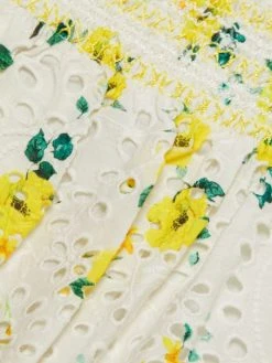 Alice + Olivia Bethie Smocked Tiered Ruffle Miniskirt -Alice + Olivia Sales unnamed file 2126