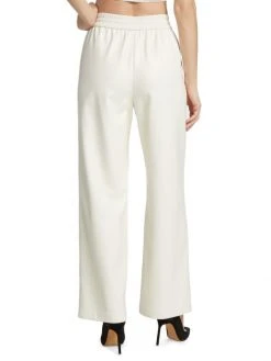 Alice + Olivia Benny Vegan Leather Front Pants -Alice + Olivia Sales unnamed file 2159