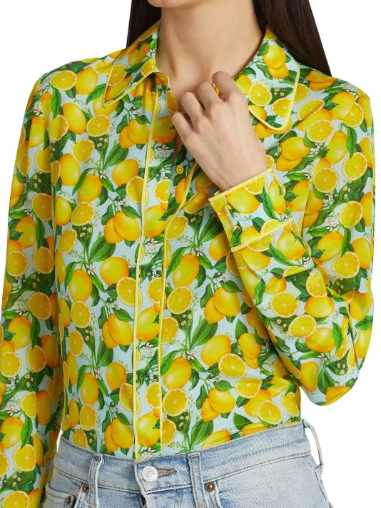 Alice + Olivia Willa Silk Blouse 6 Alice + Olivia Willa Silk Blouse - Image 6