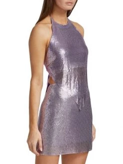 Alice + Olivia Frenchie Halter Chain Mesh Top -Alice + Olivia Sales unnamed file 2179