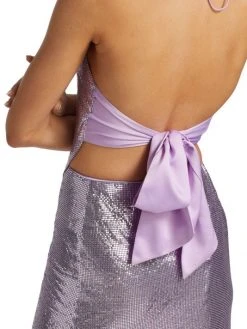 Alice + Olivia Frenchie Halter Chain Mesh Top -Alice + Olivia Sales unnamed file 2181