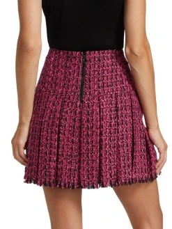 Alice + Olivia Emilie Box-Pleat Mini Skirt -Alice + Olivia Sales unnamed file 2191