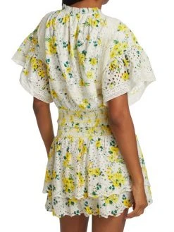 Alice + Olivia Tabitha Eyelet Flutter-Sleeve Blouse 11 Alice + Olivia Tabitha Eyelet Flutter-Sleeve Blouse -Alice + Olivia Sales unnamed file 2212