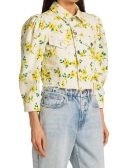 Alice + Olivia Lana Denim Jacket 8 Alice + Olivia Lana Denim Jacket -Alice + Olivia Sales unnamed file 2217