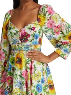 Alice + Olivia Crawford Floral Mini Dress -Alice + Olivia Sales unnamed file 2251