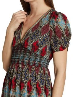 Alice + Olivia Tatiana Puff-Sleeve Minidress -Alice + Olivia Sales unnamed file 2265