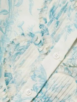 Alice + Olivia Kurt Heart Pintuck Button-Front Blouse -Alice + Olivia Sales unnamed file 2287