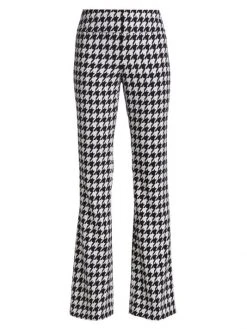 Alice + Olivia Olivia Flared Checkered Pants