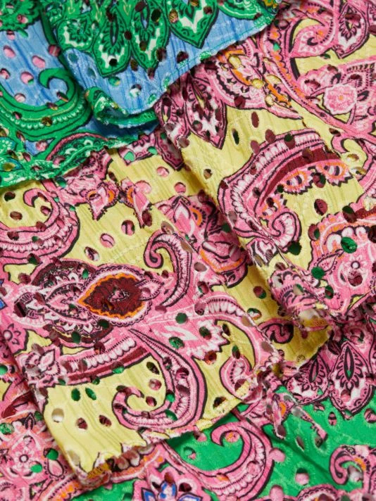 Alice + Olivia Jia Tiered Paisley Maxi Skirt 7 Alice + Olivia Jia Tiered Paisley Maxi Skirt - Image 7