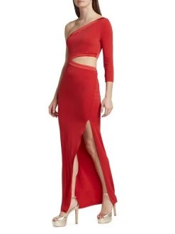 Alice + Olivia Michele One-Shoulder Cut Out Gown -Alice + Olivia Sales unnamed file 2312