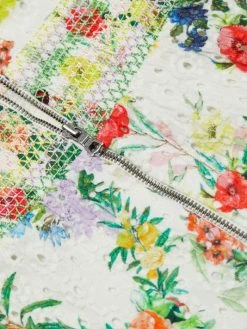 Alice + Olivia Kristie Floral Puff-Sleeve Minidress -Alice + Olivia Sales unnamed file 2343