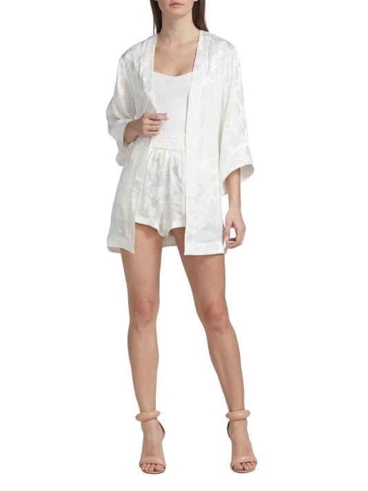 Alice + Olivia Domino Satin Robe 2 Alice + Olivia Domino Satin Robe - Image 2