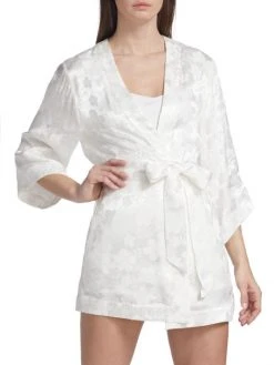 Alice + Olivia Domino Satin Robe 9 Alice + Olivia Domino Satin Robe -Alice + Olivia Sales unnamed file 2360
