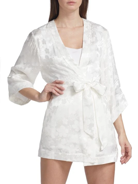 Alice + Olivia Domino Satin Robe 3 Alice + Olivia Domino Satin Robe - Image 3