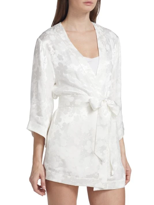 Alice + Olivia Domino Satin Robe 4 Alice + Olivia Domino Satin Robe - Image 4