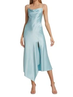 Alice + Olivia Harmony Asymmetric Slip Dress -Alice + Olivia Sales unnamed file 2381