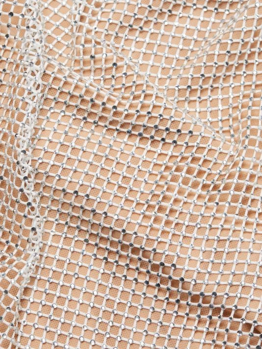 Alice + Olivia Havana Crystal-Embellished Mesh Minidre 7 Alice + Olivia Havana Crystal-Embellished Mesh Minidre - Image 7