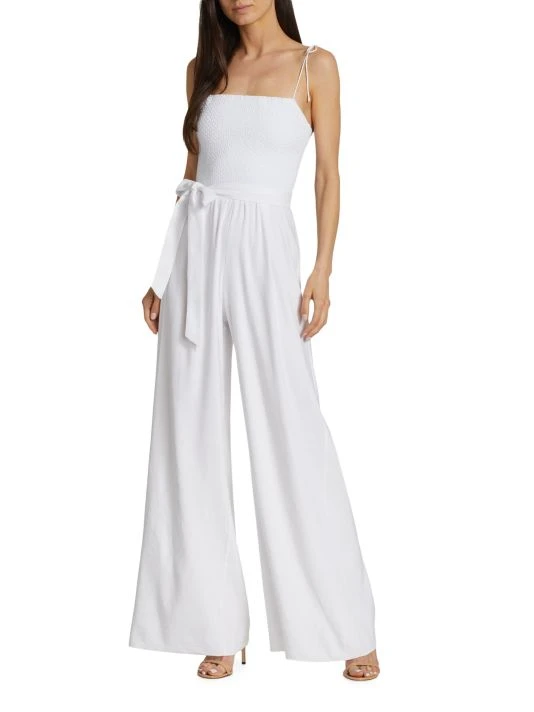 Alice + Olivia Bebe Belted Wide-Leg Jumpsuit 2 Alice + Olivia Bebe Belted Wide-Leg Jumpsuit - Image 2