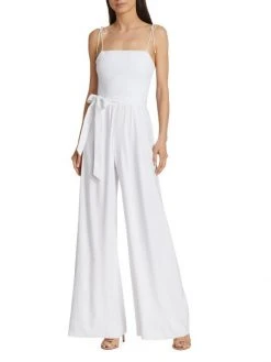 Alice + Olivia Bebe Belted Wide-Leg Jumpsuit 9 Alice + Olivia Bebe Belted Wide-Leg Jumpsuit -Alice + Olivia Sales unnamed file 2423