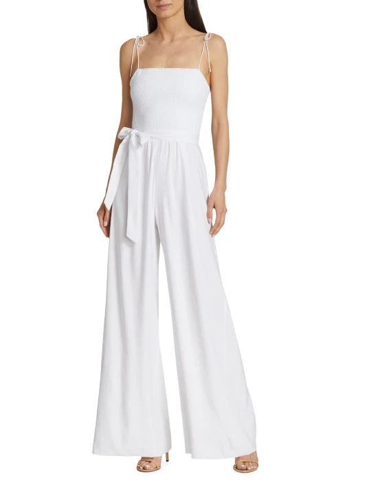 Alice + Olivia Bebe Belted Wide-Leg Jumpsuit 3 Alice + Olivia Bebe Belted Wide-Leg Jumpsuit - Image 3