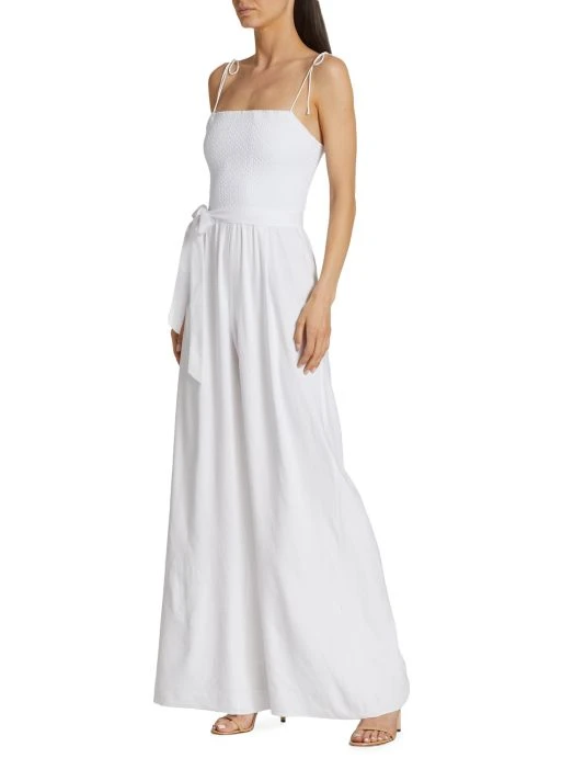Alice + Olivia Bebe Belted Wide-Leg Jumpsuit 4 Alice + Olivia Bebe Belted Wide-Leg Jumpsuit - Image 4
