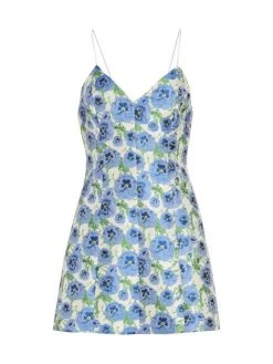 Alice + Olivia Tayla Floral Jacquard Mini Dress