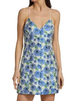 Alice + Olivia Tayla Floral Jacquard Mini Dress -Alice + Olivia Sales unnamed file 2433