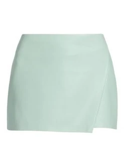 Alice + Olivia Lilia Vegan Leather Skirt