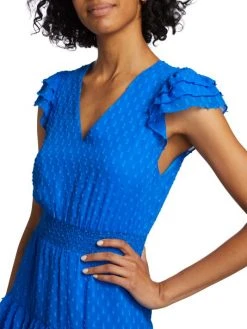 Alice + Olivia Markita Tiered Swiss-Dot Minidress -Alice + Olivia Sales unnamed file 246